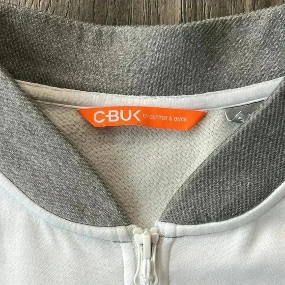 Cutter and Buck Jacket White and Gray NFL Football Super Bowl LIV Zip up Jacket - Picture 5 of 8